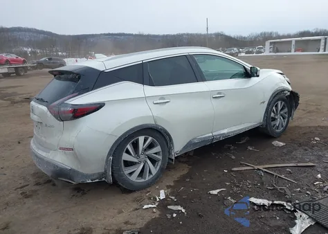 2021 Nissan Murano Sl Intelligent Awd z USA, uszkodzony, nr VIN 5N1AZ2CS0MC139029